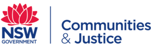 Department of Communities and Justice Logo